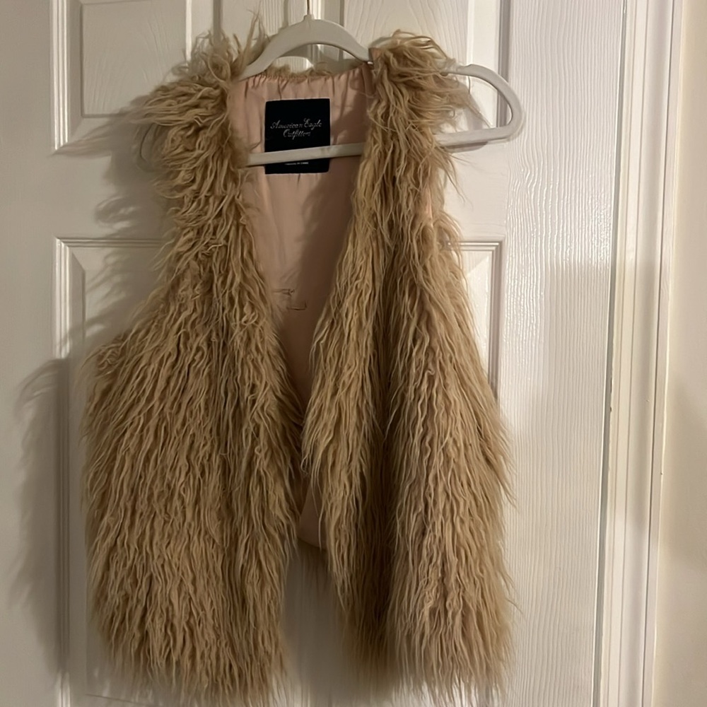 American Eagle Fur Vest